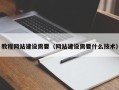 唐山教程网站建设需要（网站建设需要什么技术）